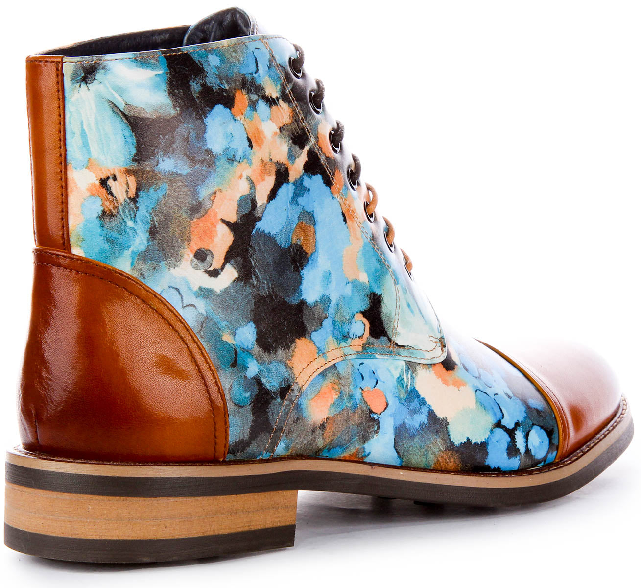 JUSTINREESS ENGLAND Jerry Ankle Boots In Brown | Brogue Boot – Justin Reess