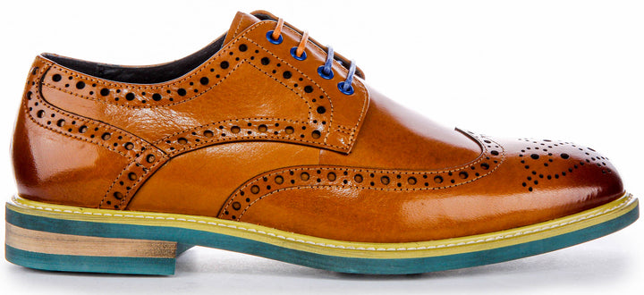 James In Brown Blue Sole