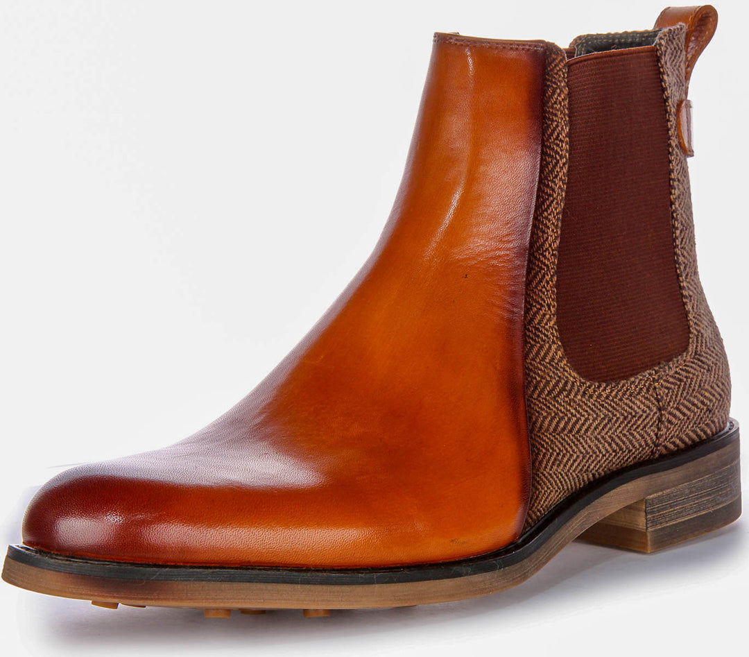 Terry Ankle Boots In Brown