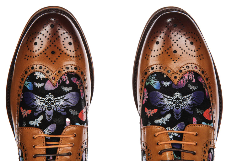 Otis In Brown Butterfly Print