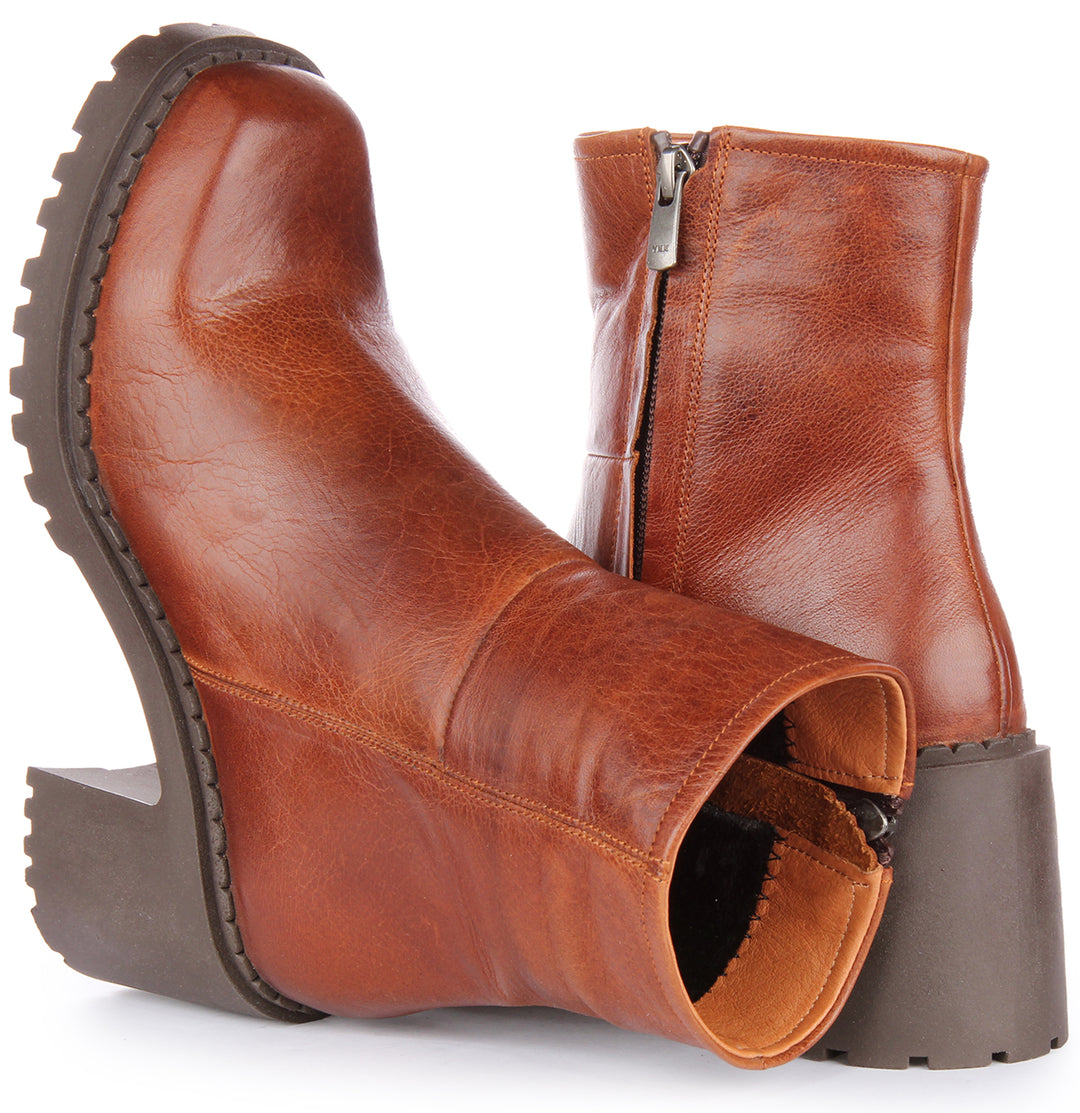 Melina Ankle Boots In Brown