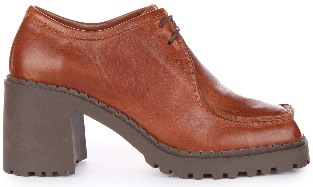 Rita Heel Shoes In Brown