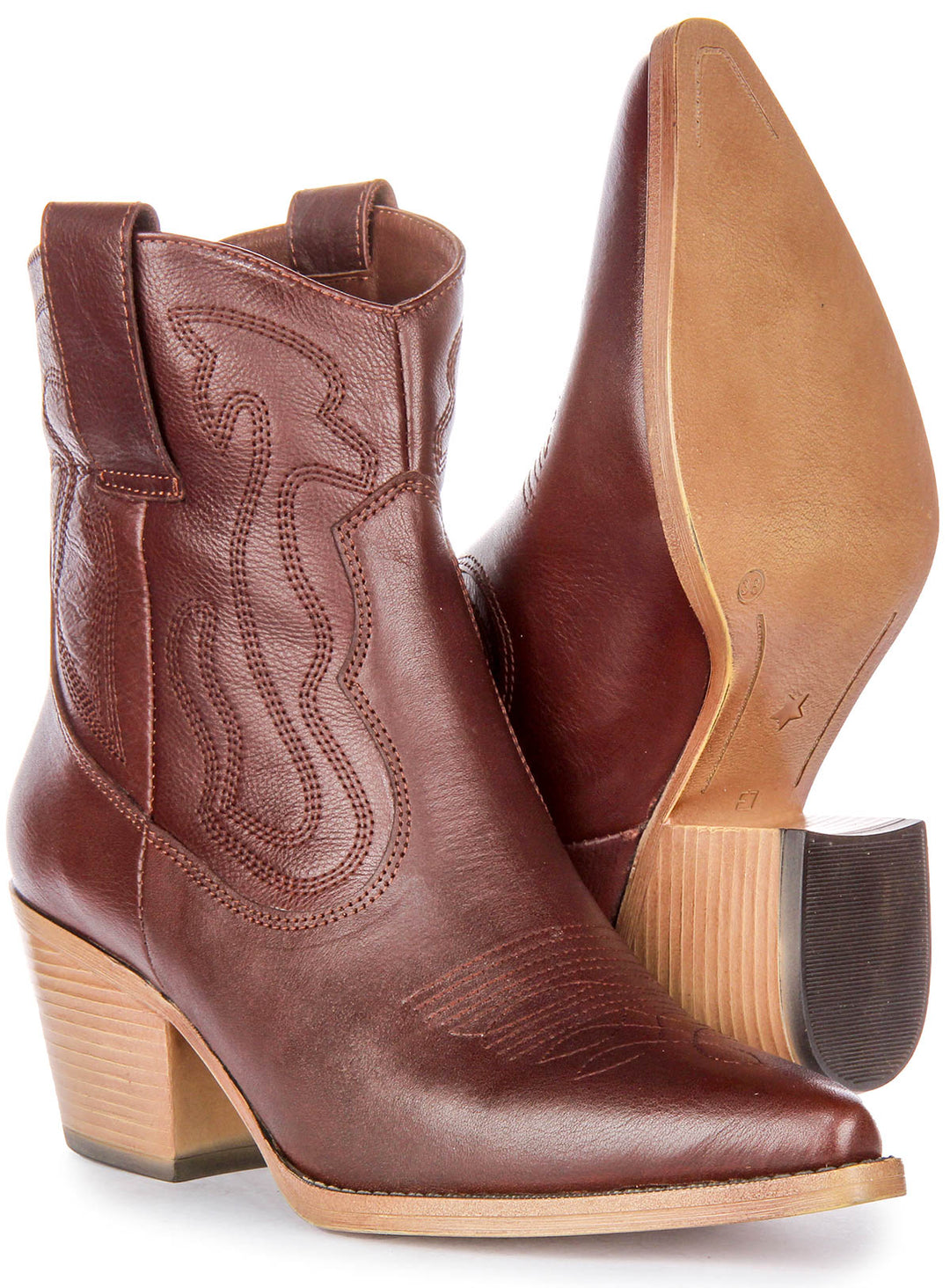 Nova Ankle Boots In Brown