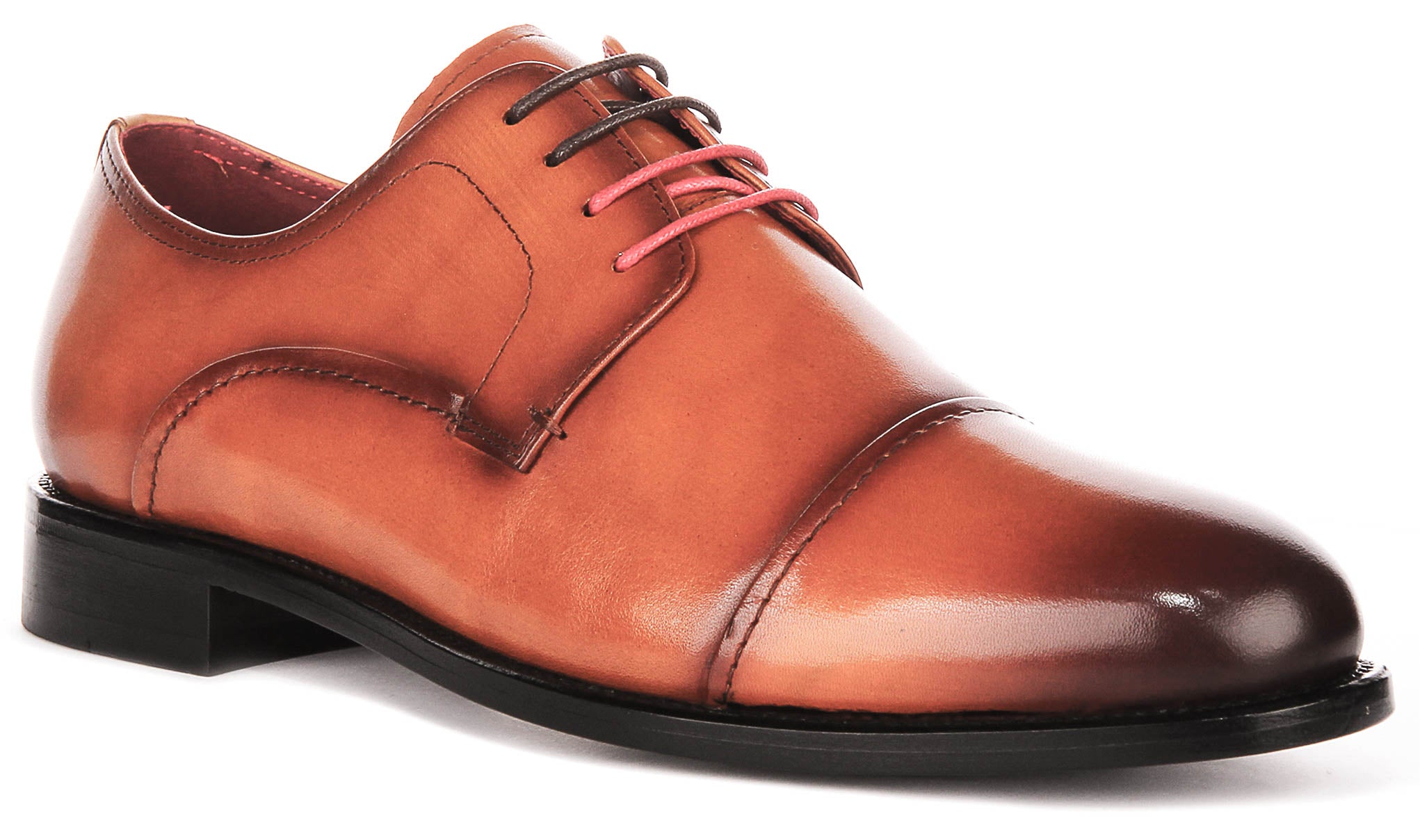 JUSTINREESS Mens Lace up Leather Sole Tan Oxford Shoes – Justin Reess