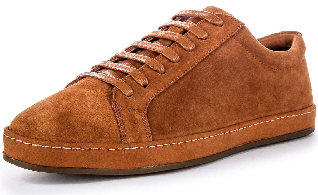 Jude Suede Trainers In Brown