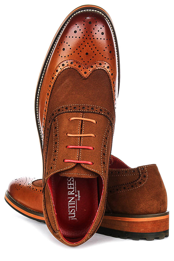 Noble Brogue Shoes In Brown