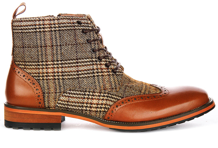 Jarvis Ankle Boots In Brown