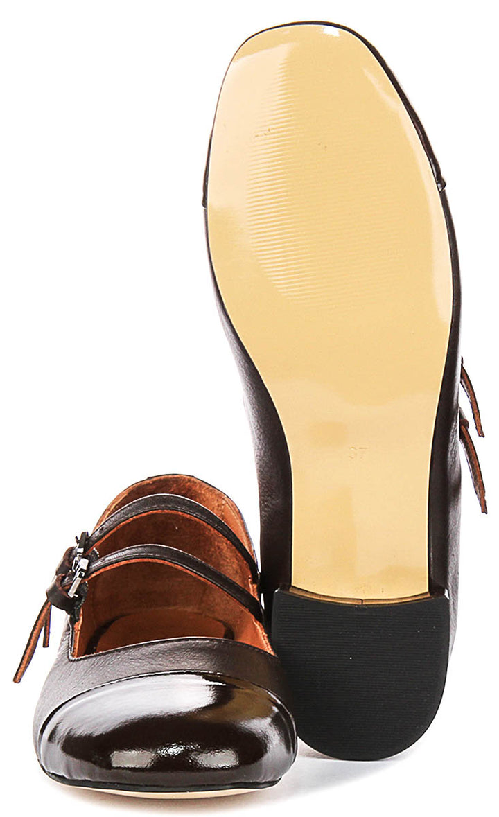 Kalie 2 Mary Jane Heel In Brown