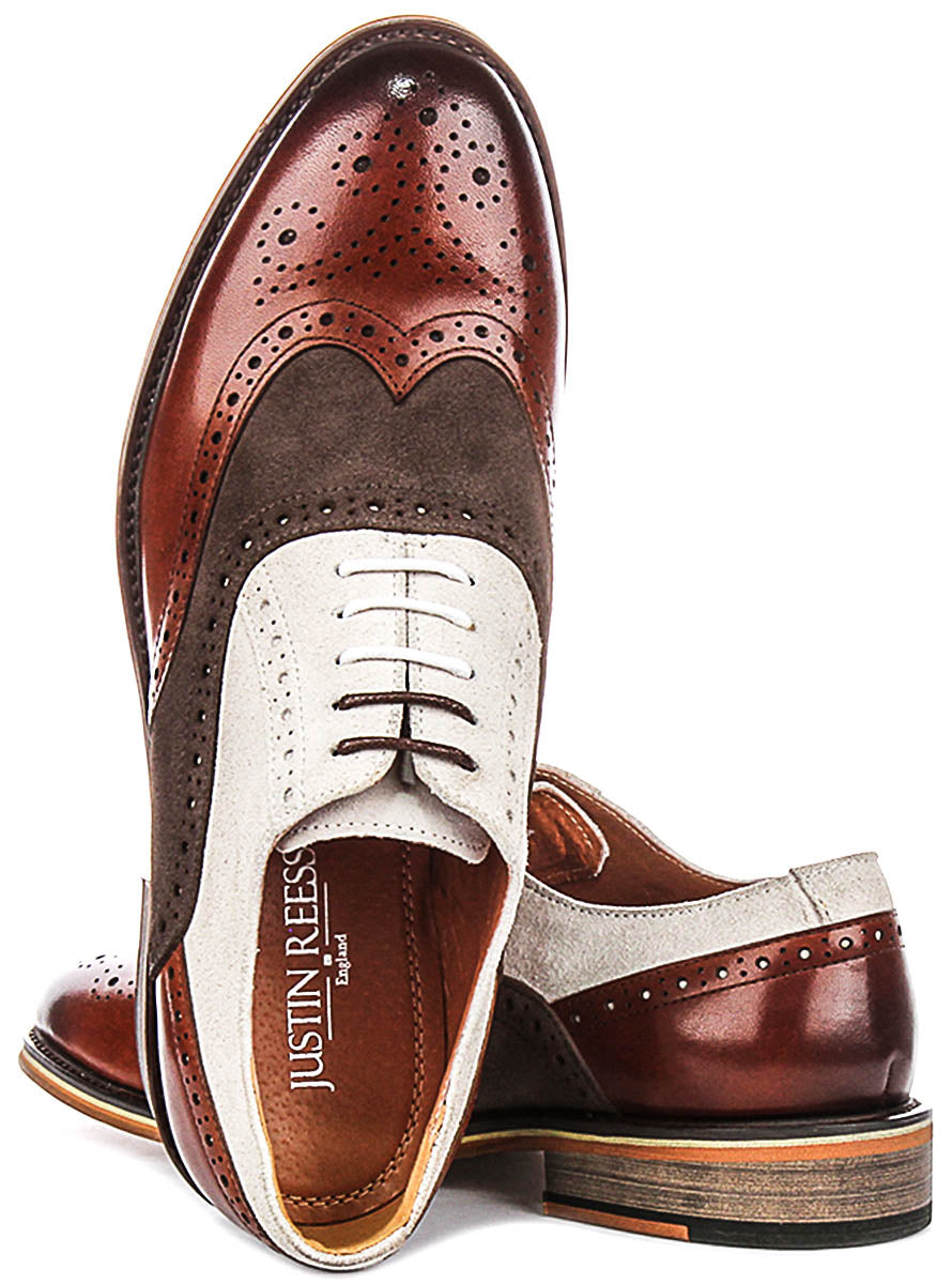 Paul In Brown Two Tone Brogues