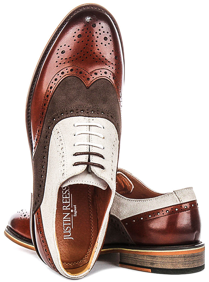 Paul In Brown Two Tone Brogues