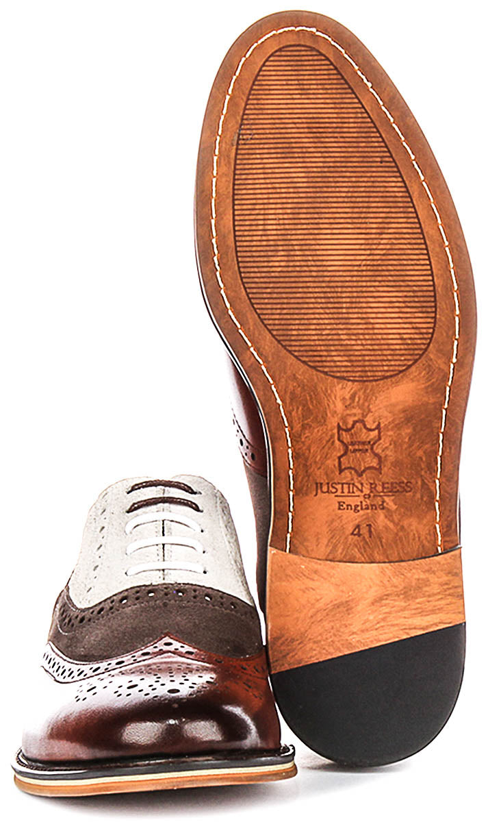 Paul In Brown Two Tone Brogues
