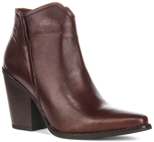 Willow Short Cowboy In Dark Brown