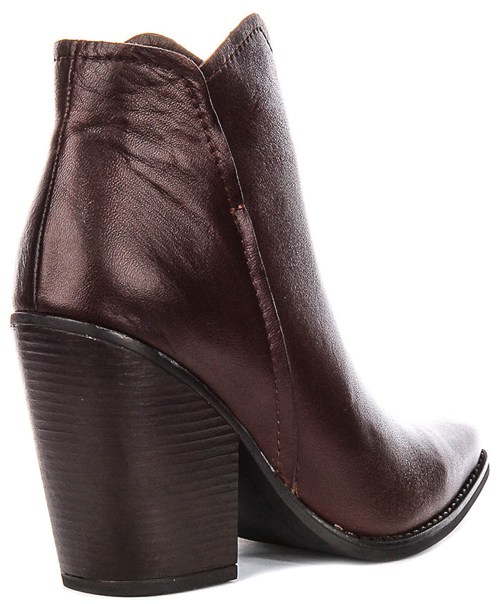 Willow Short Cowboy In Dark Brown
