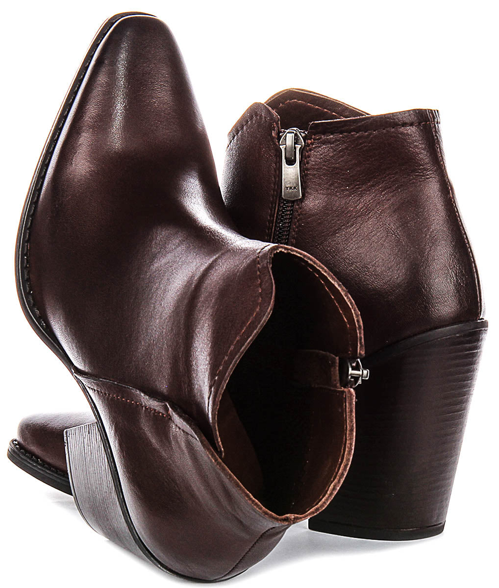 Willow Short Cowboy In Dark Brown
