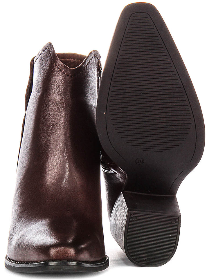 Willow Short Cowboy In Dark Brown