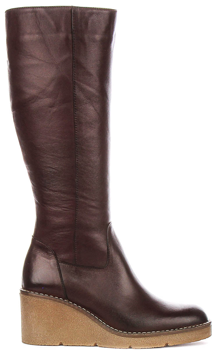 Amber Long Boots In Brown