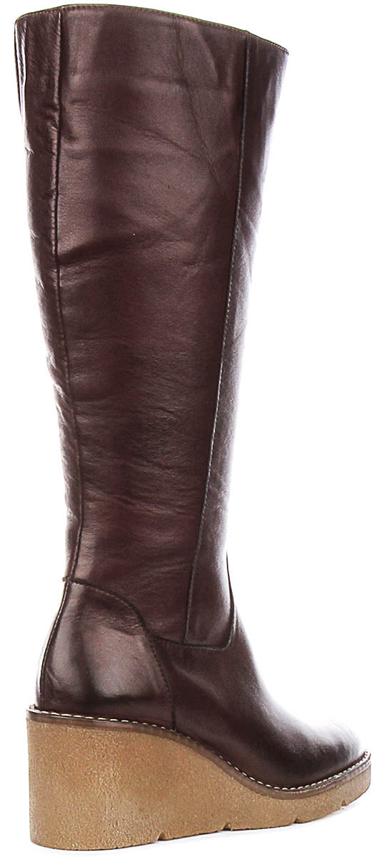 Amber Long Boots In Brown
