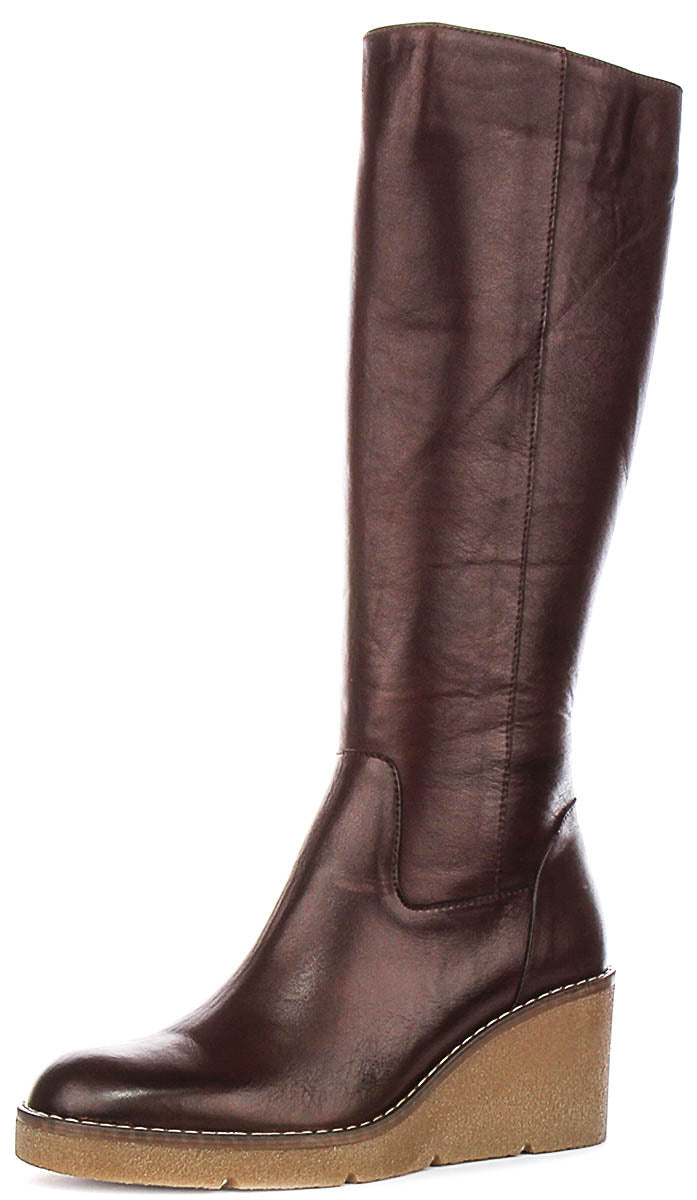 Amber Long Boots In Brown