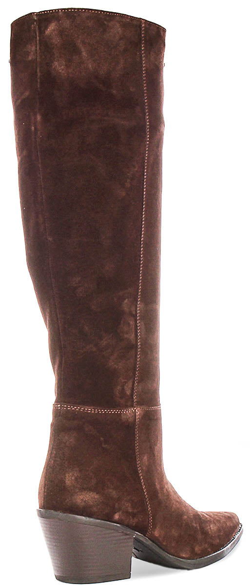 Hadley Cowboy In Brown Suede