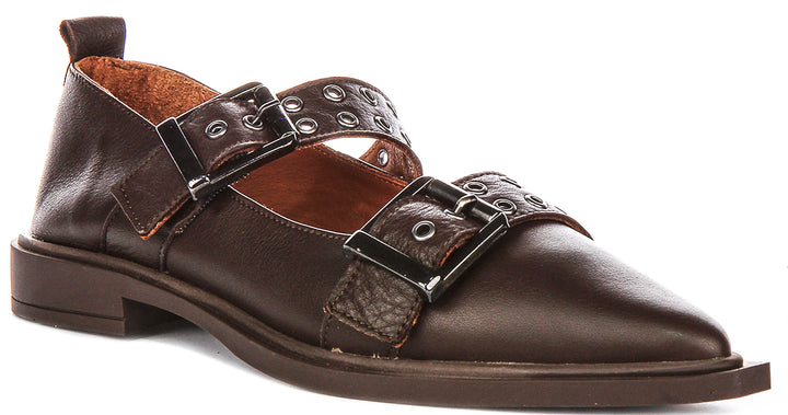 Paige Pointed Shoes In Brown