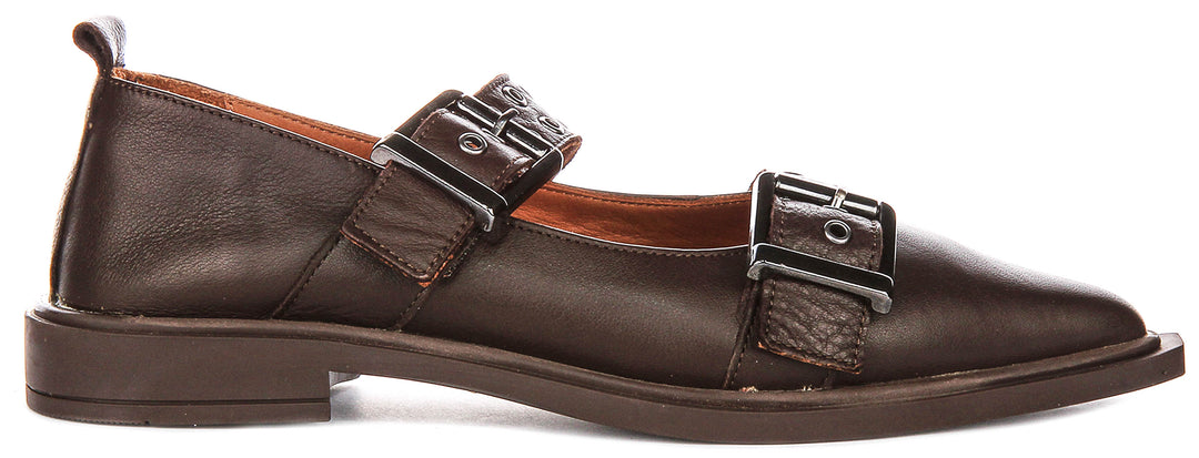 Paige Pointed Shoes In Brown