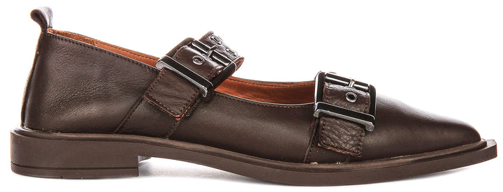 Paige Pointed Shoes In Brown