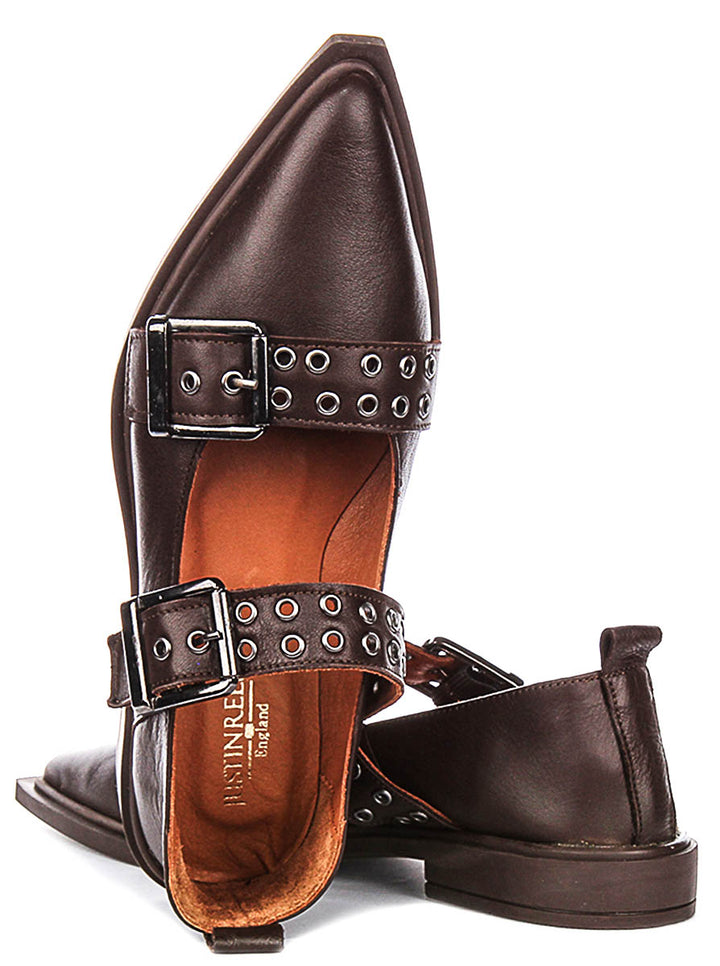Paige Pointed Shoes In Brown