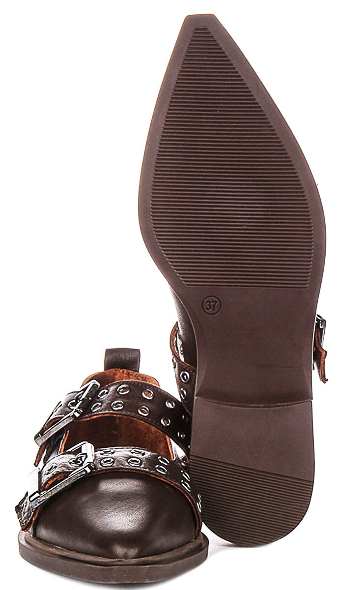 Paige Pointed Shoes In Brown