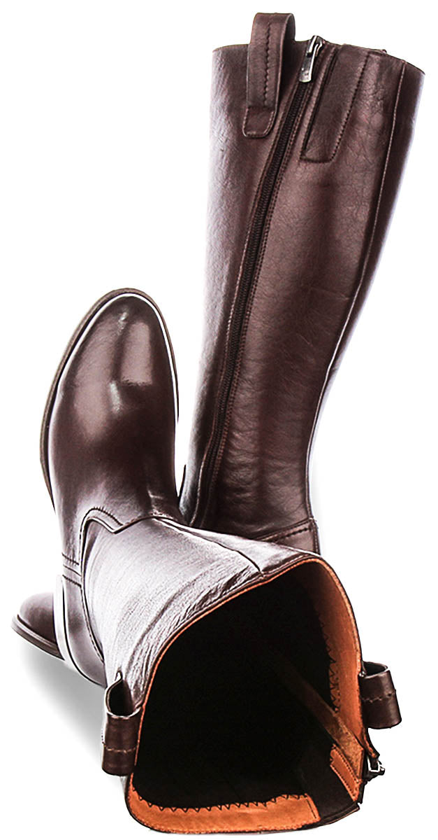 Jenna Riding Boots In Brown