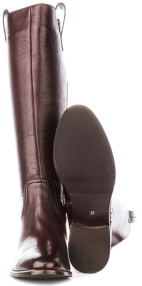 Jenna Riding Boots In Brown