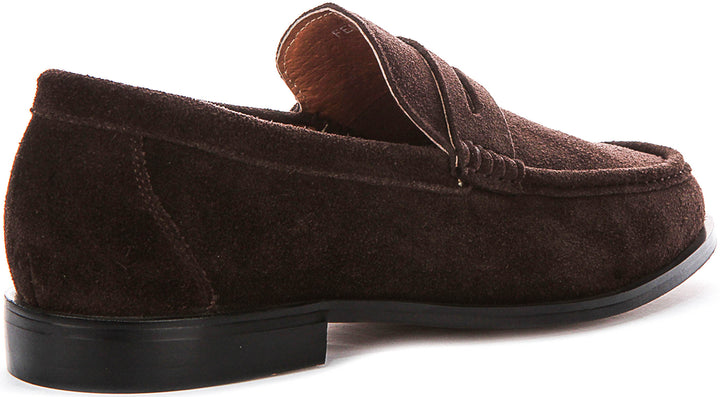 Fenton Suede Loafer In Brown