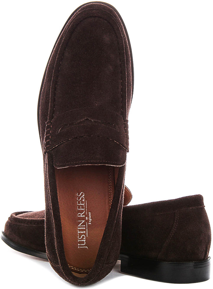 Fenton Suede Loafer In Brown