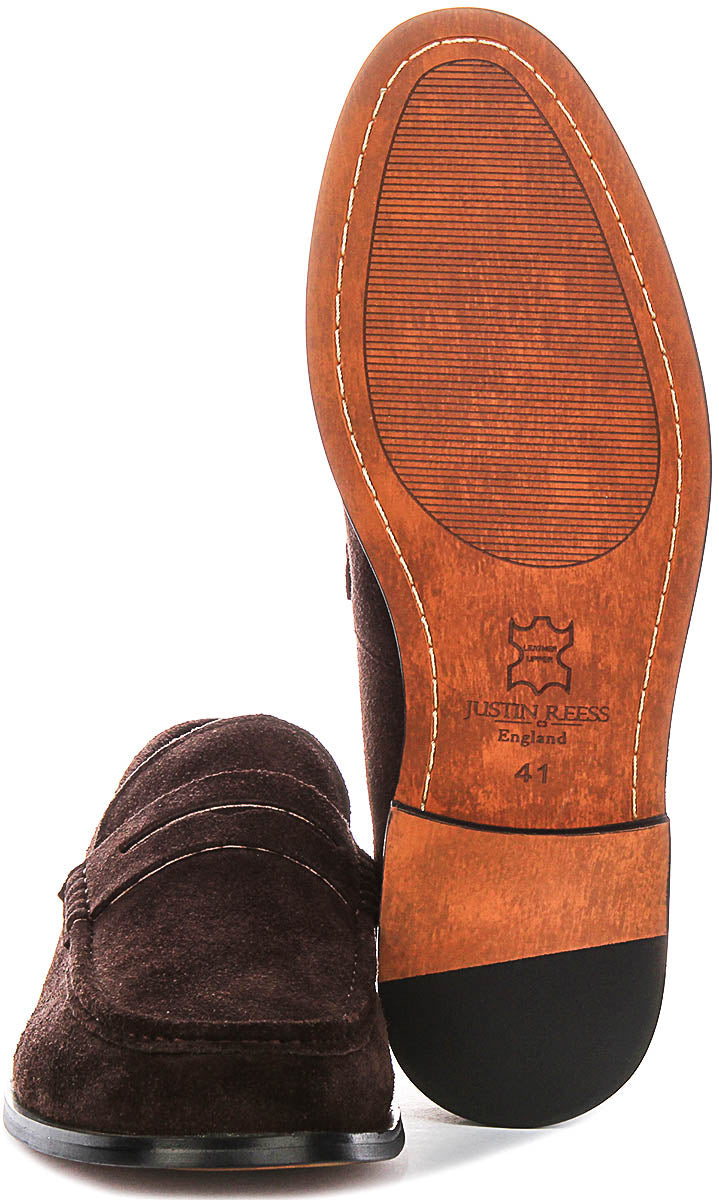 Fenton Suede Loafer In Brown