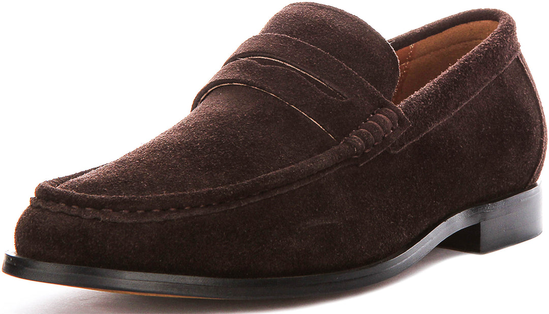 Fenton Suede Loafer In Brown