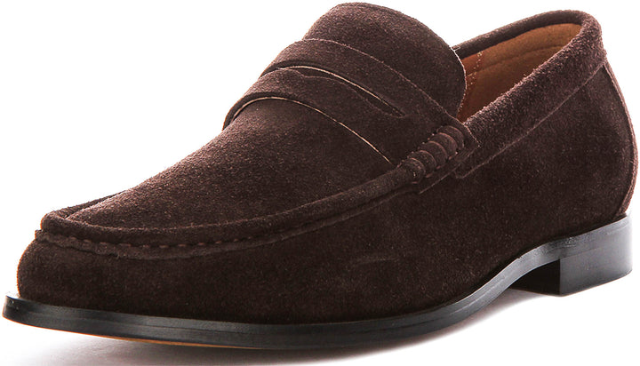 Fenton Suede Loafer In Brown
