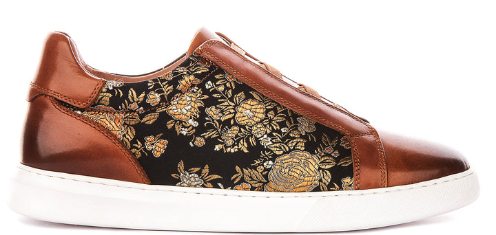 Asher Smart Slip On Sneaker In Brown Floral