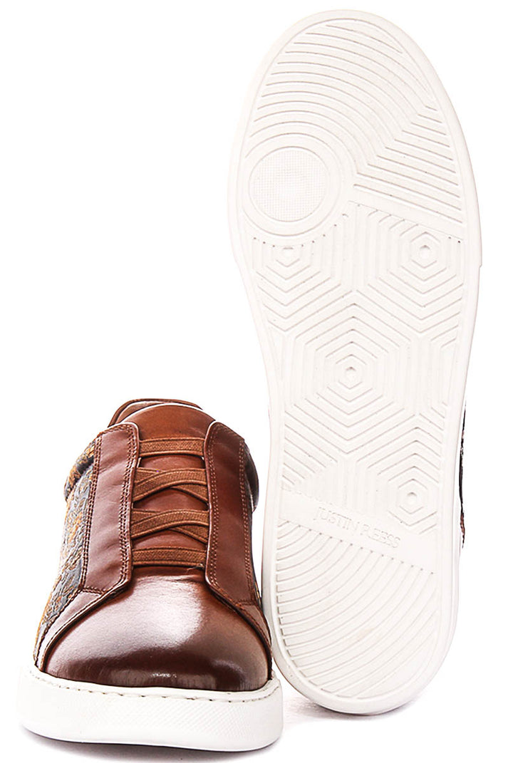 Asher Smart Slip On Sneaker In Brown Floral