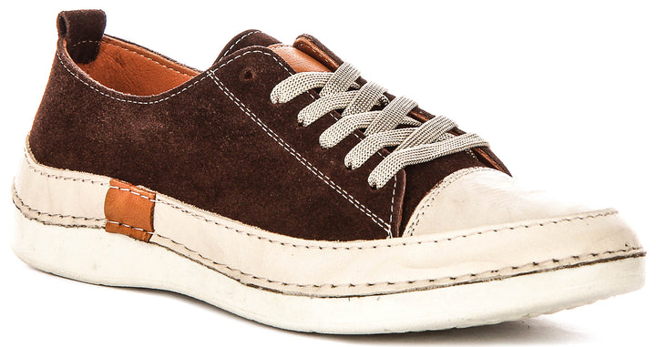 Sammy Suede Cushioned Shoes In Brown
