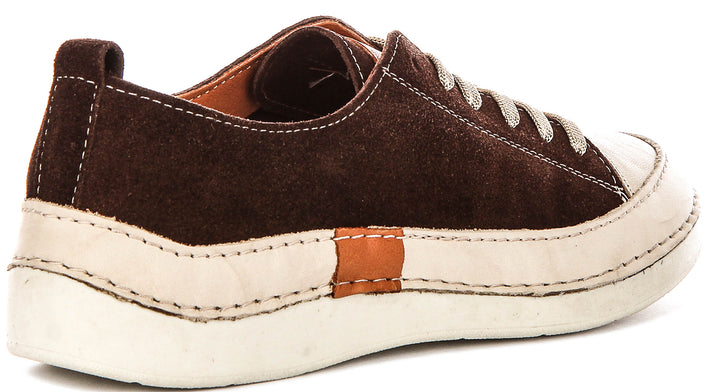 Sammy Suede Cushioned Shoes In Brown