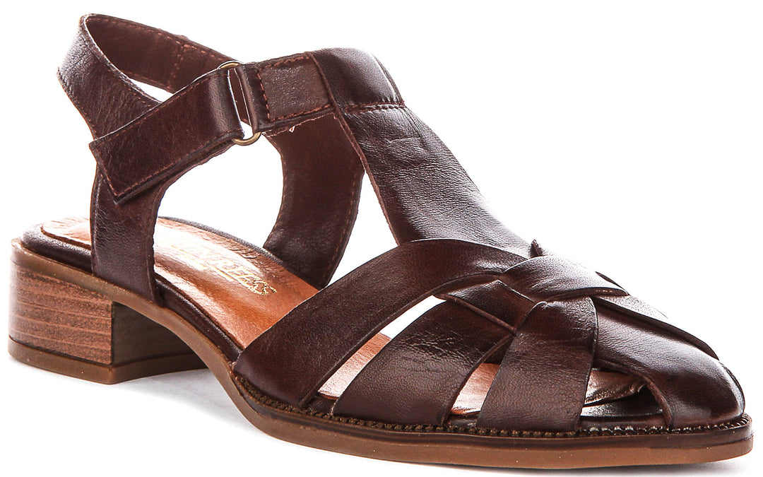 Sabrina Fishermen Sandal In Brown