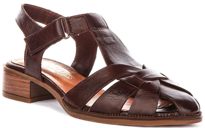 Sabrina Fishermen Sandal In Brown