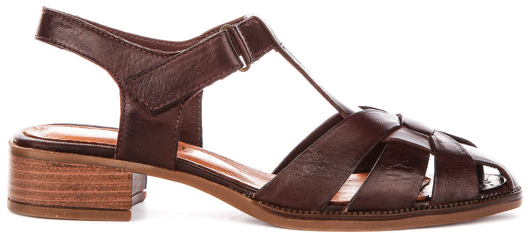 Sabrina Fishermen Sandal In Brown