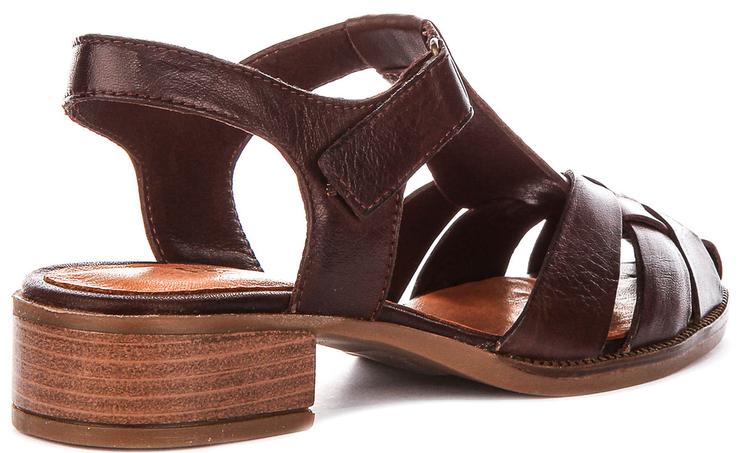 Sabrina Fishermen Sandal In Brown