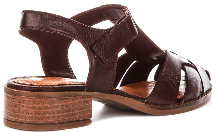 Sabrina Fishermen Sandal In Brown