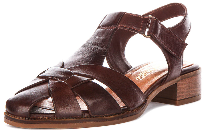 Sabrina Fishermen Sandal In Brown