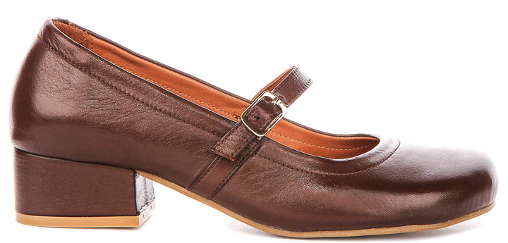 Orla Heel Mary Jane In Brown