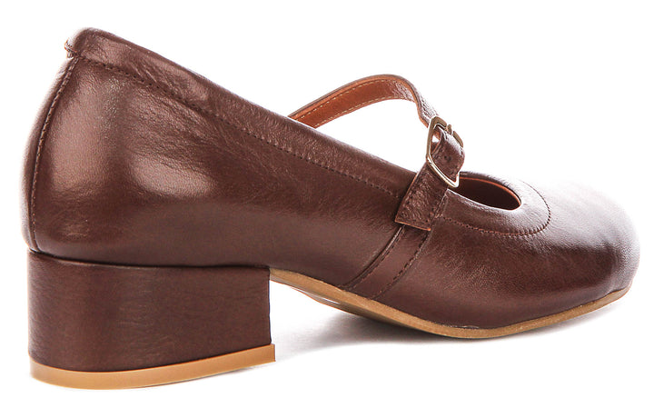 Orla Heel Mary Jane In Brown