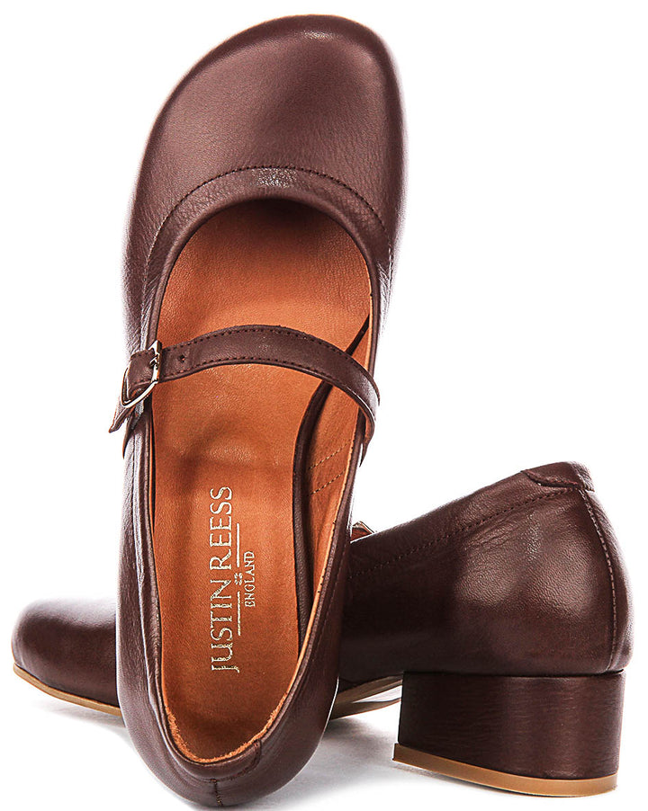 Orla Heel Mary Jane In Brown