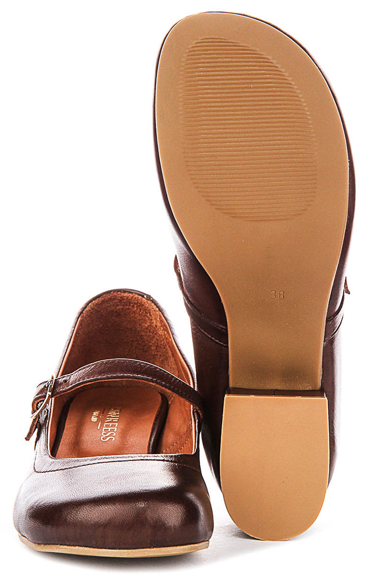 Orla Heel Mary Jane In Brown