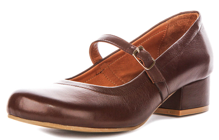 Orla Heel Mary Jane In Brown
